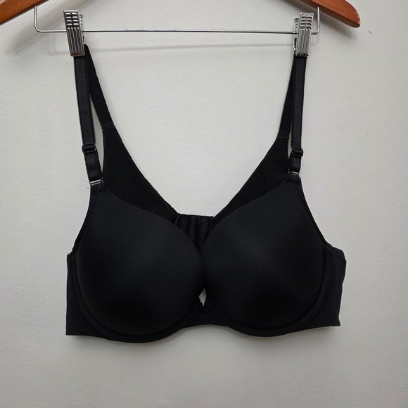 Torrid Curve 44B Black Push Up Plunge Bra 360 Back Smoothing Comfortable - Picture 1 of 8